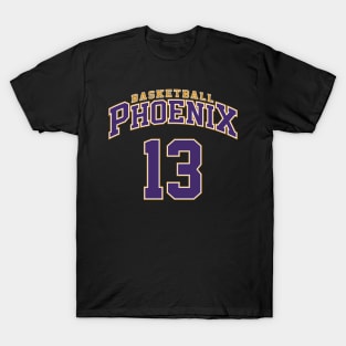 Phoenix Basketball - Player Number 13 T-Shirt